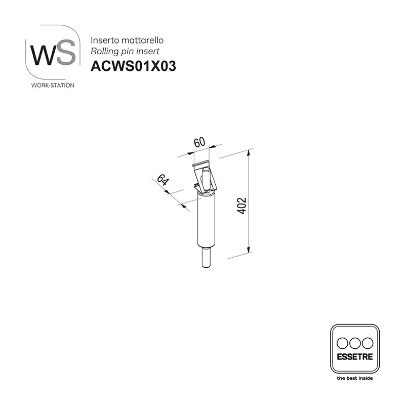 Inserto per pareti neutre WORK-STATION