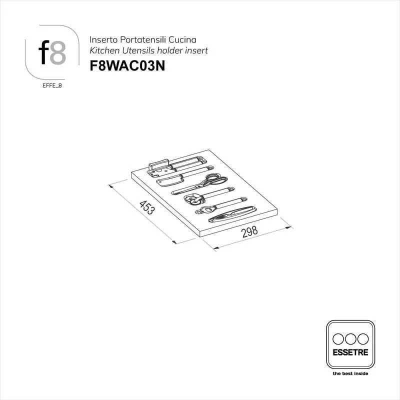 Inserto portautensili cucina EFFE_8