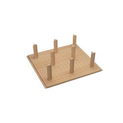 Portapiatti GOURMET-LINE mod.2M per cestone base 600 mm