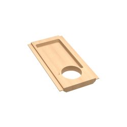 Portaoggetti in faggio GOURMET-LINE per cassetto base 300 mm con collettore