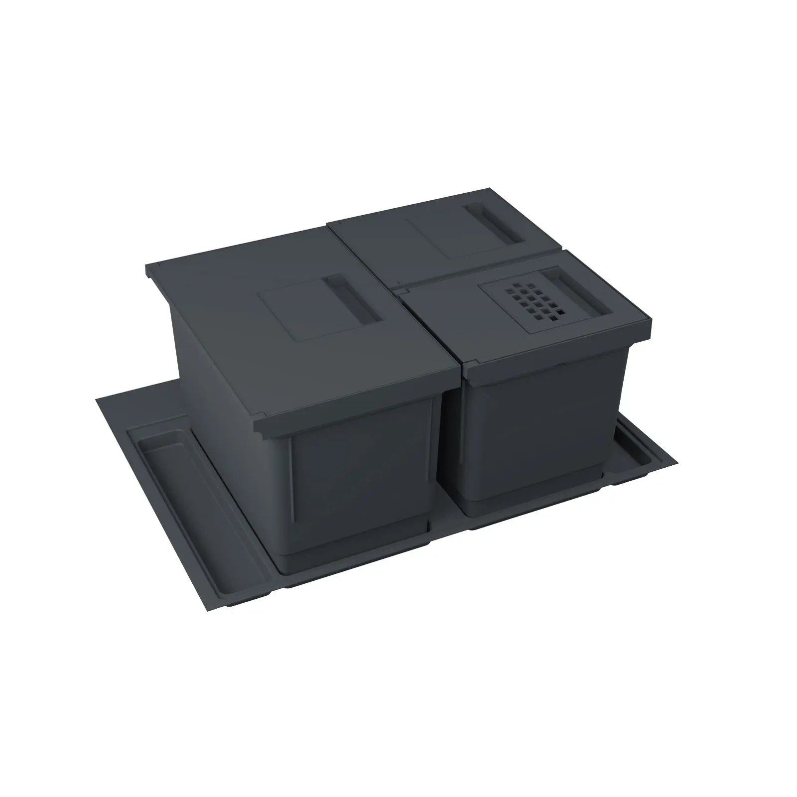 Pattumiera BIO BASIC SUPERIOR della gamma SINK-DRAWER per cestone sottolavello con base 750 mm.