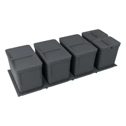 Pattumiera BIO BASIC ECO in PLASTICA per cestone base 1200 mm