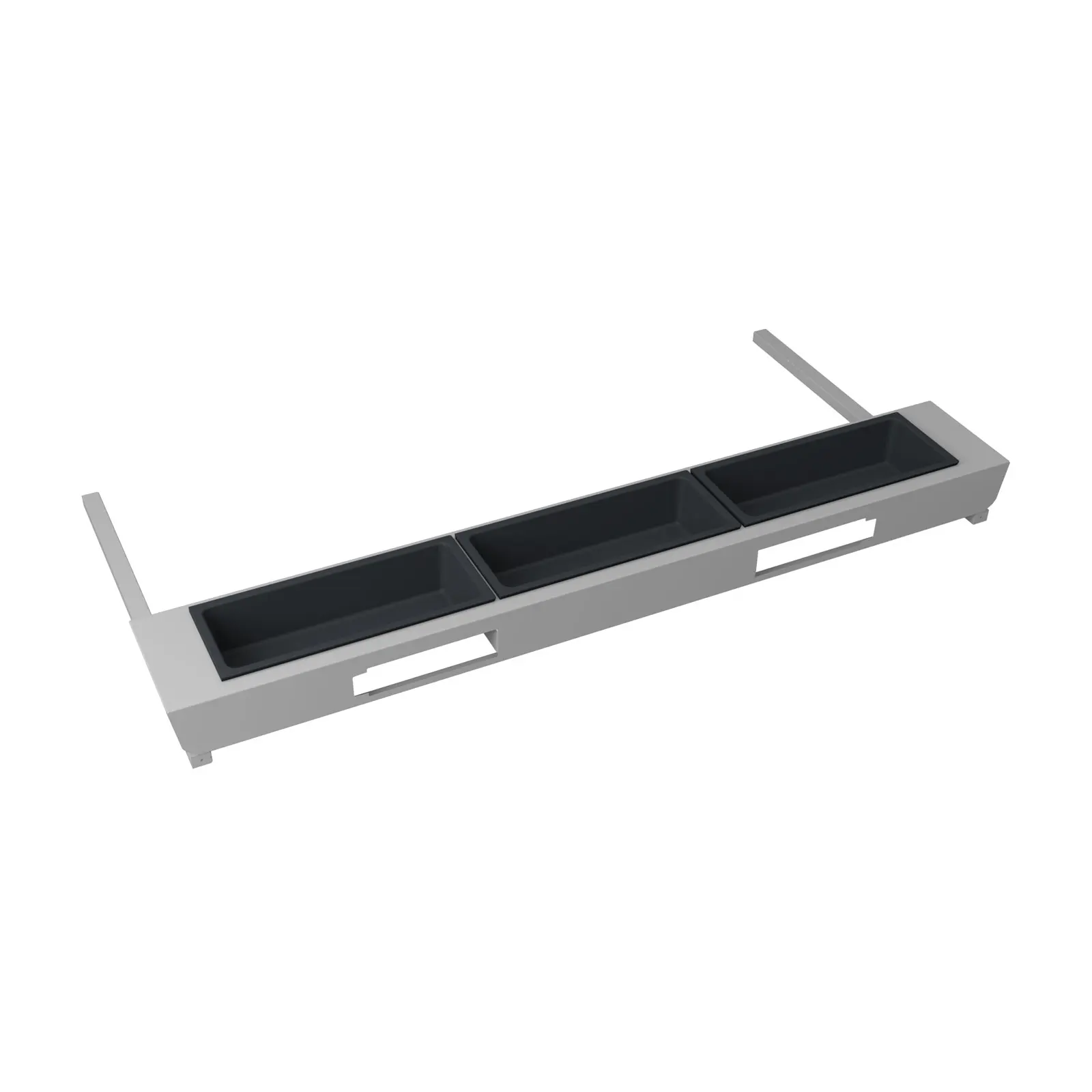 Portaspugne strutturale UNDER-SINK per base sottolavello 1050 mm