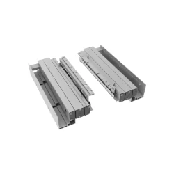 Coppia di guide con SISTEMA di ALZATA H59 mm per piani FILO-TOP e SOTTO-TOP Sp H12/H20 mm.