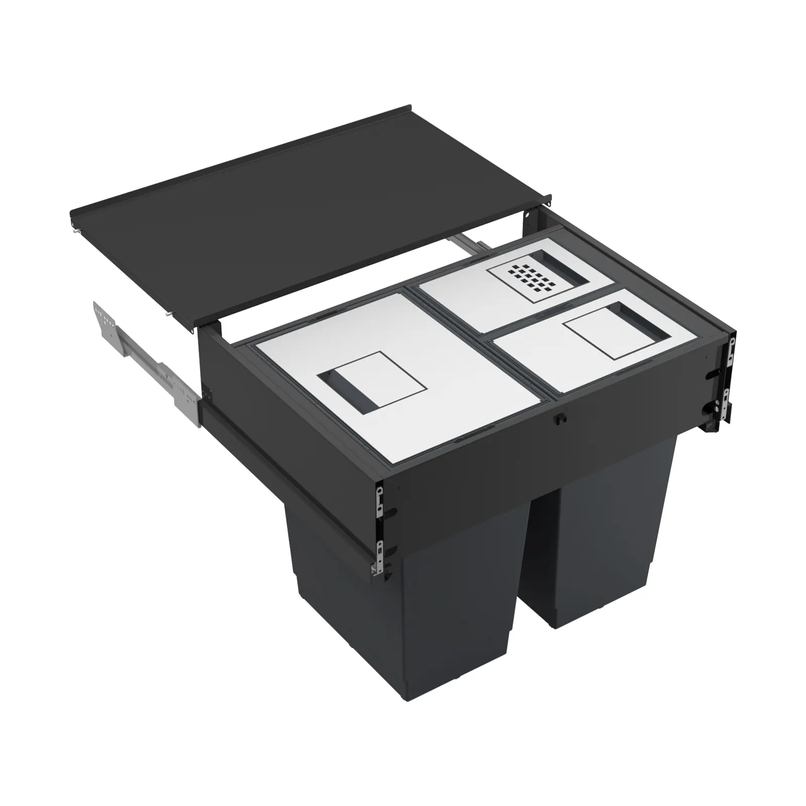 Pattumiera TECCO con n°3 contenitori H510