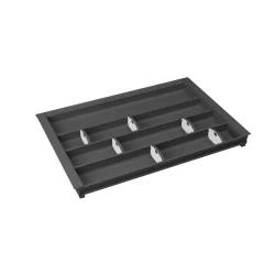 Portaposate WHITTY-LINE in plastica per cassetto base 800 mm