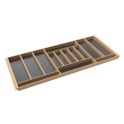 Portaposate EASY-LINE in legno per cassetto base 1200 mm